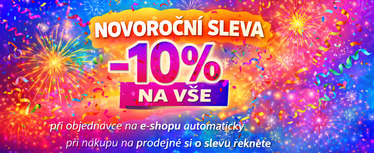NOVOROČNÍ SLEVA 10%