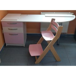 Dětský psací stůl se stoličkou