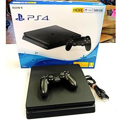 Herní konzole PlayStation 4 /500GB/ + joystick,  krabice